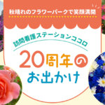 「秋晴れのフラワーパークで笑顔満開」20周年のお出かけ|訪問看護ステーションココロ
